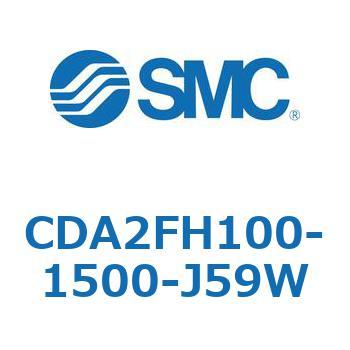 標準形エアシリンダ(角形カバー)ロッド側フランジ形  CDA2FH SMC