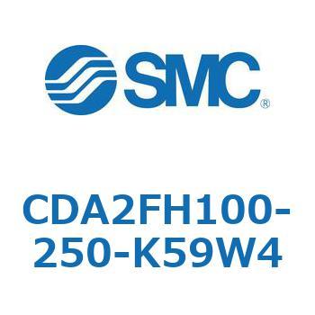 標準形エアシリンダ(角形カバー)ロッド側フランジ形  CDA2FH SMC