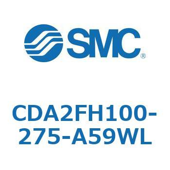 標準形エアシリンダ(角形カバー)ロッド側フランジ形  CDA2FH SMC