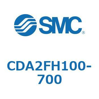 標準形エアシリンダ(角形カバー)ロッド側フランジ形  CDA2FH SMC