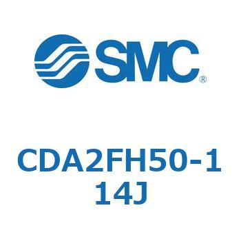 標準形エアシリンダ(角形カバー)ロッド側フランジ形  CDA2FH SMC