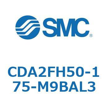 標準形エアシリンダ(角形カバー)ロッド側フランジ形  CDA2FH SMC