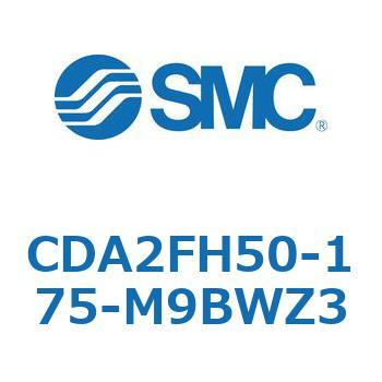 標準形エアシリンダ(角形カバー)ロッド側フランジ形  CDA2FH SMC