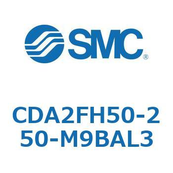 標準形エアシリンダ(角形カバー)ロッド側フランジ形  CDA2FH SMC