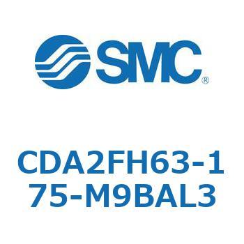 標準形エアシリンダ(角形カバー)ロッド側フランジ形  CDA2FH SMC