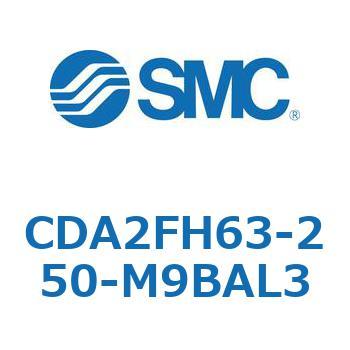 標準形エアシリンダ(角形カバー)ロッド側フランジ形  CDA2FH SMC
