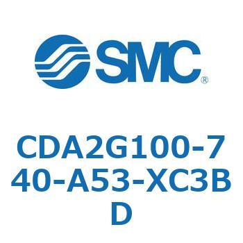 標準形エアシリンダ(角形カバー)ヘッド側フランジ形 CDA2G100 SMC