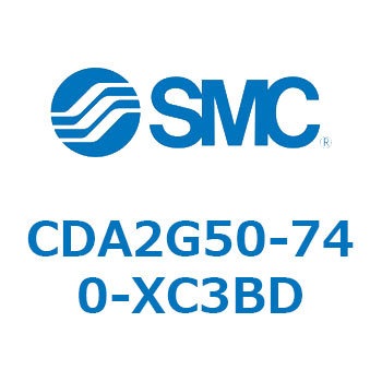 標準形エアシリンダ(角形カバー)ヘッド側フランジ形 CDA2G50 SMC
