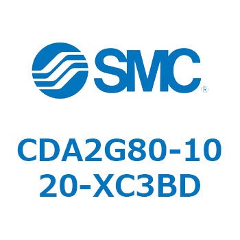 標準形エアシリンダ(角形カバー)ヘッド側フランジ形 CDA2G80 SMC