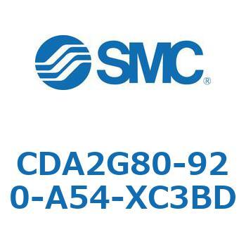 標準形エアシリンダ(角形カバー)ヘッド側フランジ形 CDA2G80 SMC