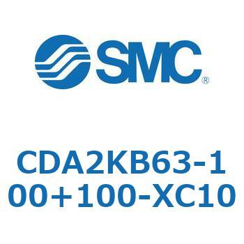 標準形エアシリンダ(角形カバー)回り止め形 CDA2KB SMC
