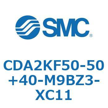 標準形エアシリンダ(角形カバー)回り止め形 CDA2KF SMC