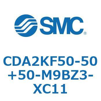 標準形エアシリンダ(角形カバー)回り止め形 CDA2KF SMC