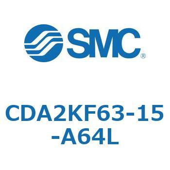 標準形エアシリンダ(角形カバー)回り止め形 CDA2KF SMC