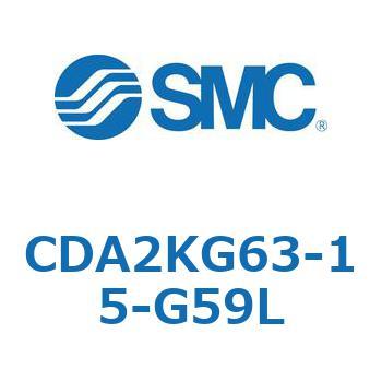 標準形エアシリンダ(角形カバー)回り止め形 CDA2KG SMC