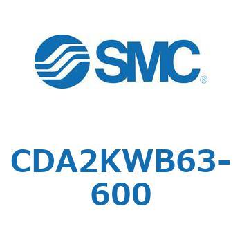 標準形エアシリンダ(角形カバー)回り止め形 CDA2KW SMC