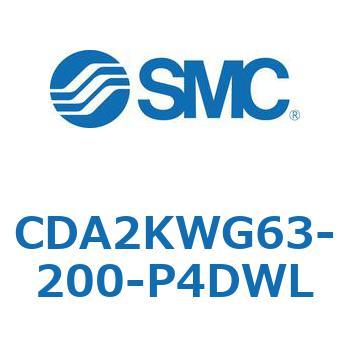 標準形エアシリンダ(角形カバー)回り止め形 CDA2KW SMC