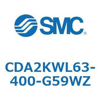 標準形エアシリンダ(角形カバー)回り止め形 CDA2KW SMC