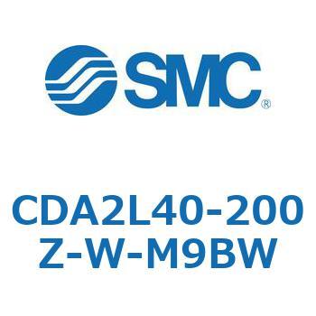 標準形エアシリンダ(角形カバー)軸方向フート形 CDA2L40-2 SMC