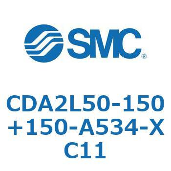 CDA2L50-150+150-A534-XC11 �W���`�G�A�V�����_(�p�`�J�o�[)�������t�[�g�` CDA2L50-15 SMC 51139541