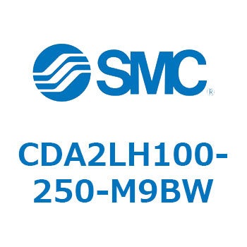 標準形エアシリンダ(角形カバー)軸方向フート形 CDA2LH SMC