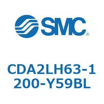 標準形エアシリンダ(角形カバー)軸方向フート形 CDA2LH SMC