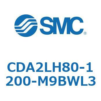 標準形エアシリンダ(角形カバー)軸方向フート形 CDA2LH SMC