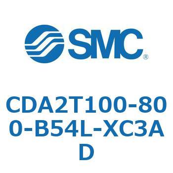 標準形エアシリンダ(角形カバー)センタトラニオン形 CDA2T100-8 - SMC