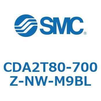 標準形エアシリンダ(角形カバー)センタトラニオン形 CDA2T80-7 SMC