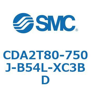 標準形エアシリンダ(角形カバー)センタトラニオン形 CDA2T80-7 SMC