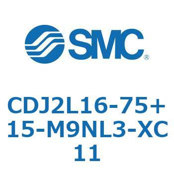 CDJ2L16-75+15-M9NL3-XC11 �G�A�V�����_ �������t�[�g�` CDJ2L16-75 SMC 51897167