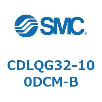CDLQG32-100DCM-B ロック付薄形シリンダ/複動・片ロッド(オートスイッチ付) CDLQG32 SMC シリンダストローク100mm