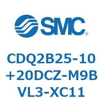 薄形シリンダ CDQ2B25-10 SMC