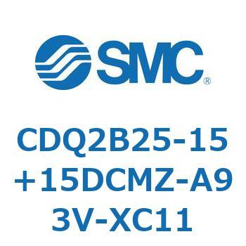 薄形シリンダ CDQ2B25-15 SMC