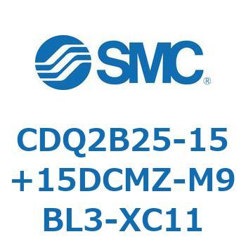 薄形シリンダ CDQ2B25-15 SMC