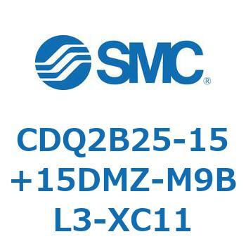 薄形シリンダ CDQ2B25-15 SMC