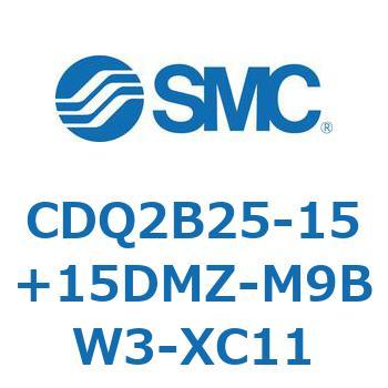 薄形シリンダ CDQ2B25-15 SMC