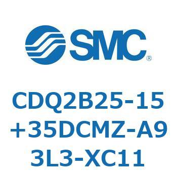 薄形シリンダ CDQ2B25-15 SMC