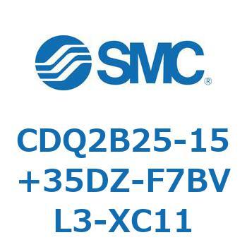 薄形シリンダ CDQ2B25-15 SMC