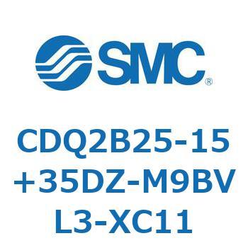薄形シリンダ CDQ2B25-15 SMC