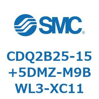 薄形シリンダ CDQ2B25-15 SMC