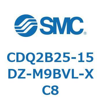 薄形シリンダ CDQ2B25-15 SMC