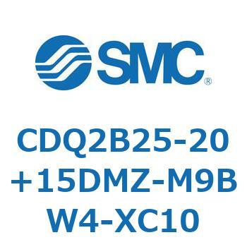 薄形シリンダ CDQ2B25-20 - SMC