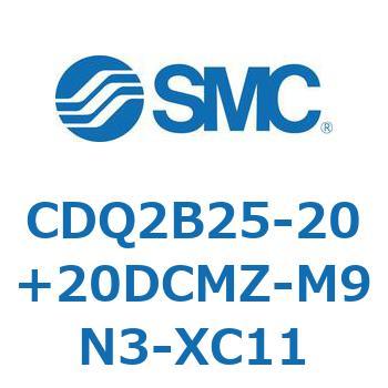 CDQ2B25-20+20DCMZ-M9N3-XC11 `V_ CDQ2B25-20 SMC 52284635