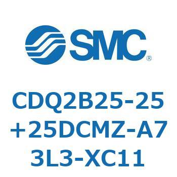 薄形シリンダ CDQ2B25-25 SMC