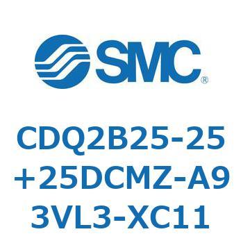 薄形シリンダ CDQ2B25-25 SMC