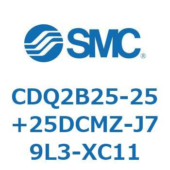 薄形シリンダ CDQ2B25-25 SMC