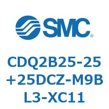 薄形シリンダ CDQ2B25-25 SMC