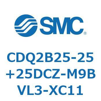 薄形シリンダ CDQ2B25-25 SMC