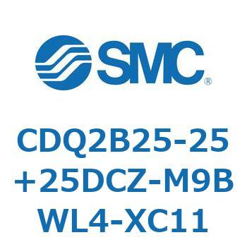 薄形シリンダ CDQ2B25-25 SMC